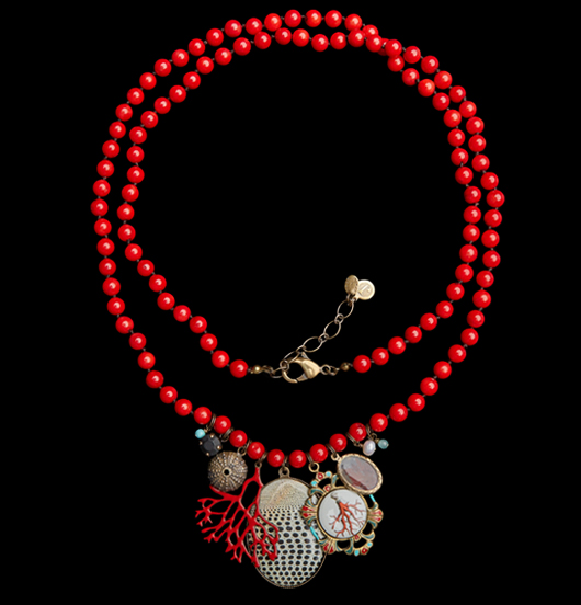 COLLANE | Di Sirene e Marinai | Collana corallo bamboo