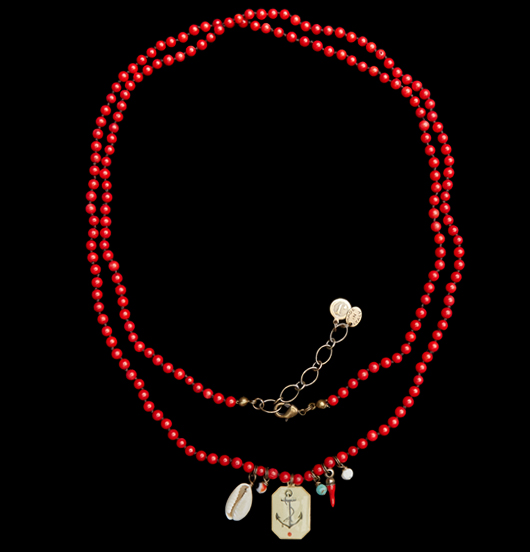 COLLANE | Di Sirene e Marinai | Collana corallo bamboo