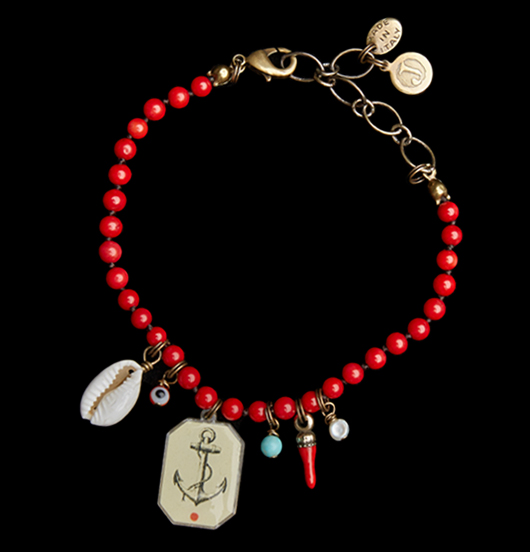 BRACCIALI | Di Sirene e Marinai | Bracciale corallo bamboo