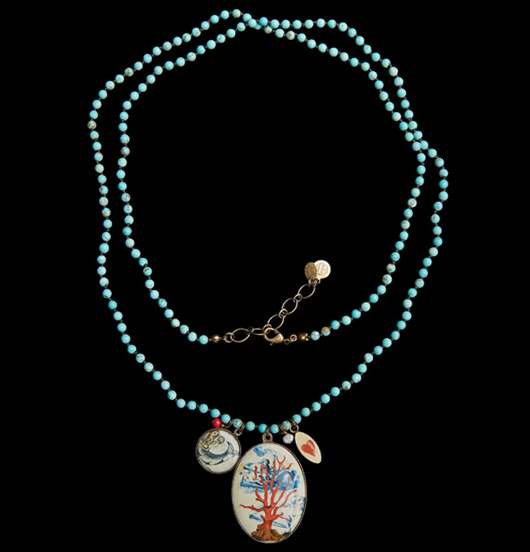 COLLANE | Di Sirene e Marinai | Collana Howlite turchese