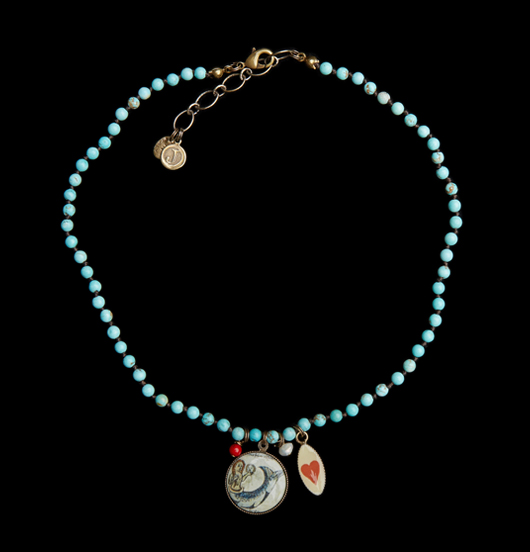 GIROCOLLO | Di Sirene e Marinai | Girocollo Howlite turchese