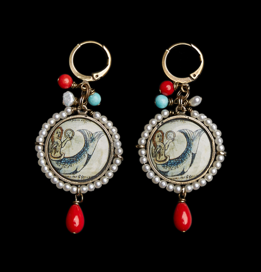 ORECCHINI | Di Sirene e Marinai | Orecchini porcellana
