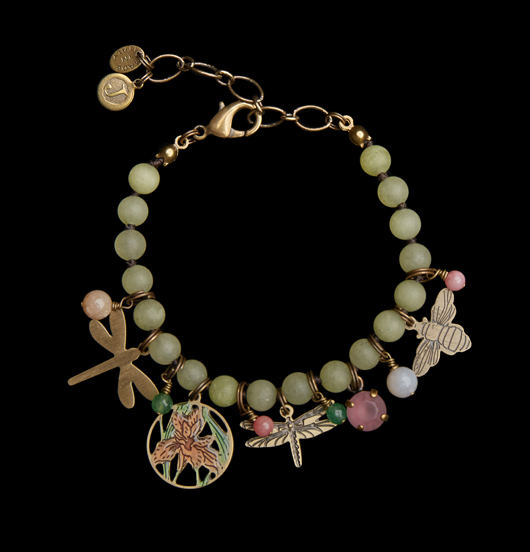 BRACCIALI | Anatomia Floreale | Bracciale giada verde