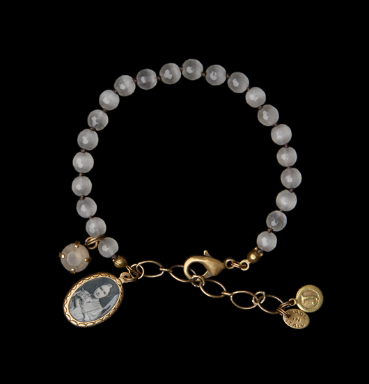 BRACCIALI | Anatomia Floreale | Bracciale giada grigia