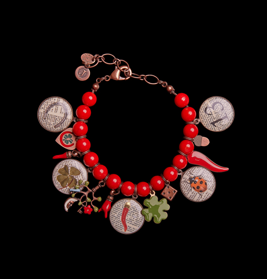 BRACCIALI | Sud | Bracciale corallo bamboo
