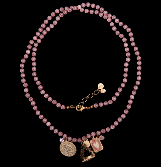COLLANE | Sacro Cuore | Collana giada rosa