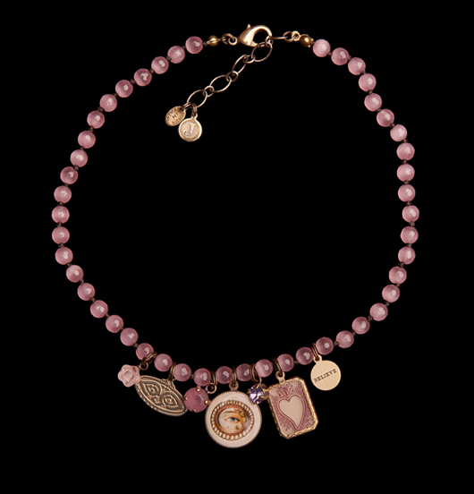 GIROCOLLO | Sacro Cuore | Girocollo giada rosa