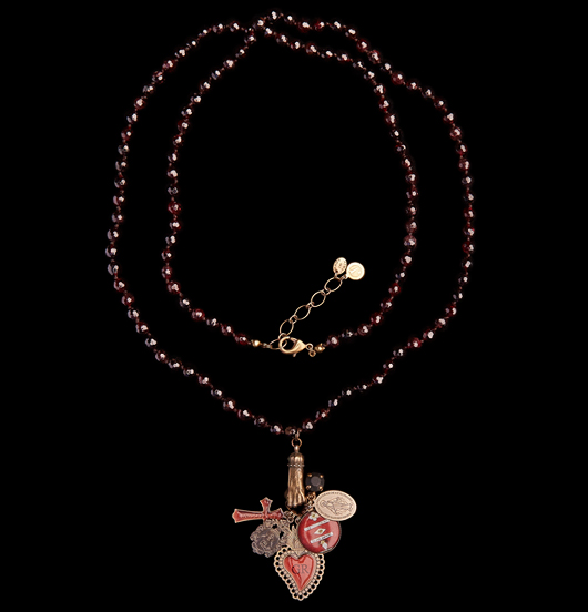 COLLANE | Sacro Cuore | Collana granato