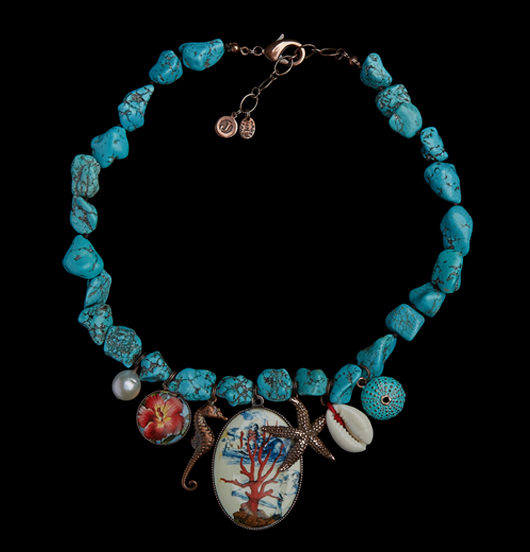 GIROCOLLO | Anima Maris | Girocollo Howlite irregolare