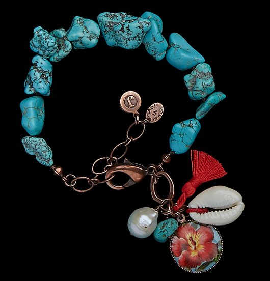 BRACCIALI | Anima Maris | Bracciale Howlite irregolare