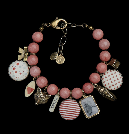 BRACCIALI | Ludico | Bracciale Giada Rosa