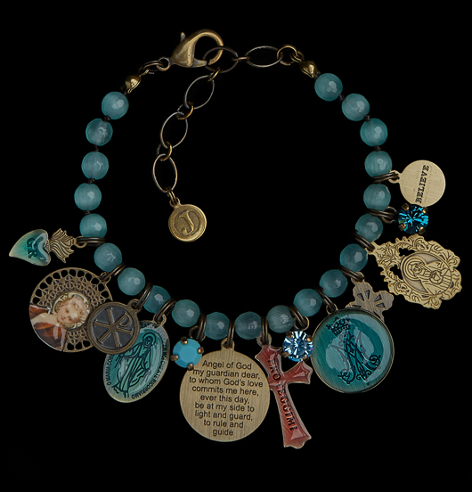 BRACCIALI | Magnificat | Bracciale Giada celeste