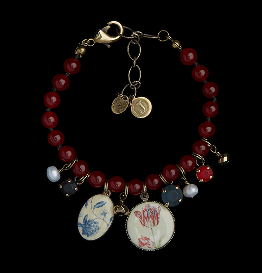 BRACCIALI | Visioni Ibride | Bracciale Giada rossa