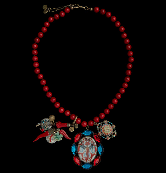 COLLANE | Fortunae | Collana Corallo Bamboo completa
