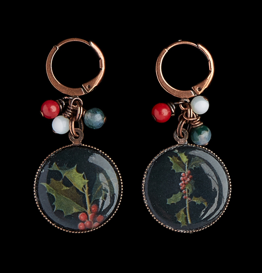 ORECCHINI | Cortina  | Orecchini con porcellana