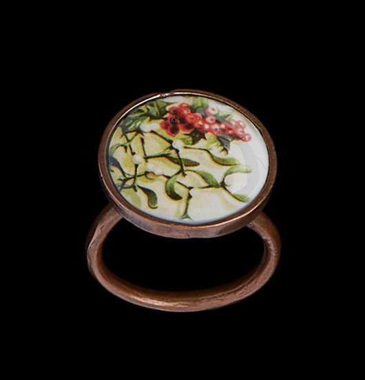 ANELLI | Cortina  | Anello con porcellana