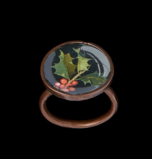 ANELLI | Cortina  | Anello con porcellana