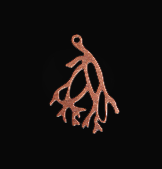 Small red lucky charm coral, lucky charm gift for a new adventure, for a friend, for a daughter.