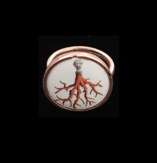 ANELLO CORALLO PORTAFORTUNA Collezione Fortuna