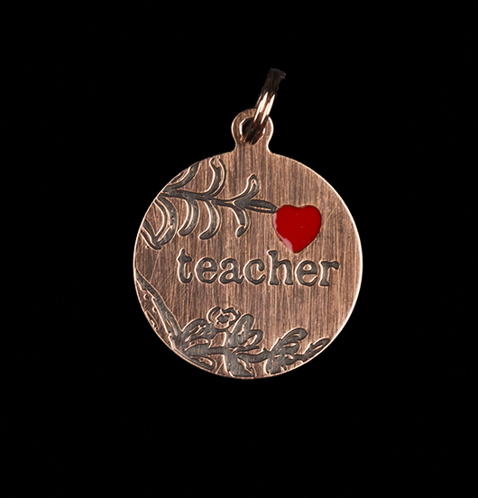 medaglietta per insegnante, regalo per maestra, insegnante
