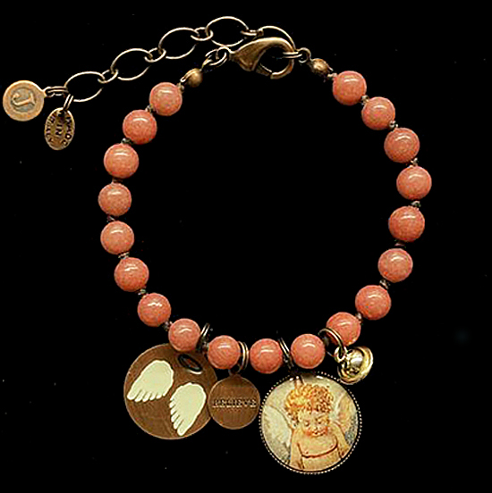 BRACCIALE IN GIADA ROSA