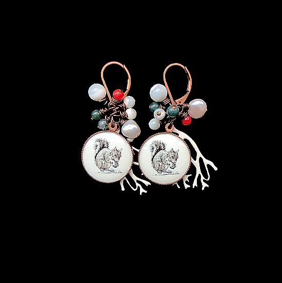 ORECCHINI SCOIATTOLI COLLEZIONE MOUNTAIN