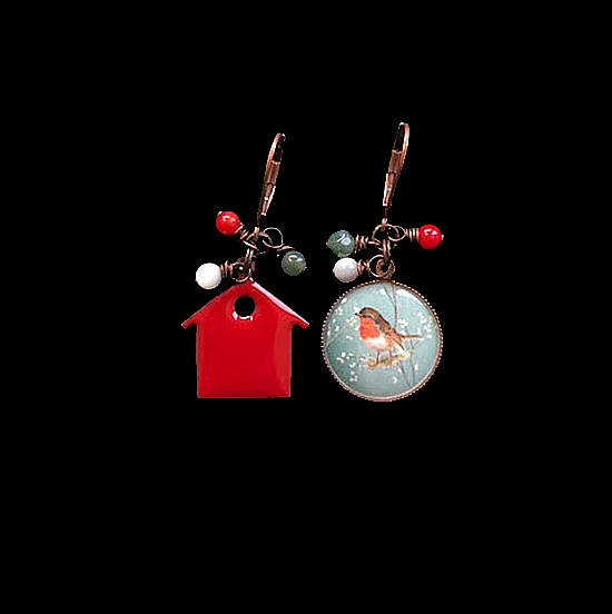 ORECCHINI PETTIROSSO SWEET HOME