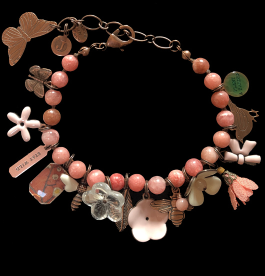 BRACCIALE IN GIADA ROSA
