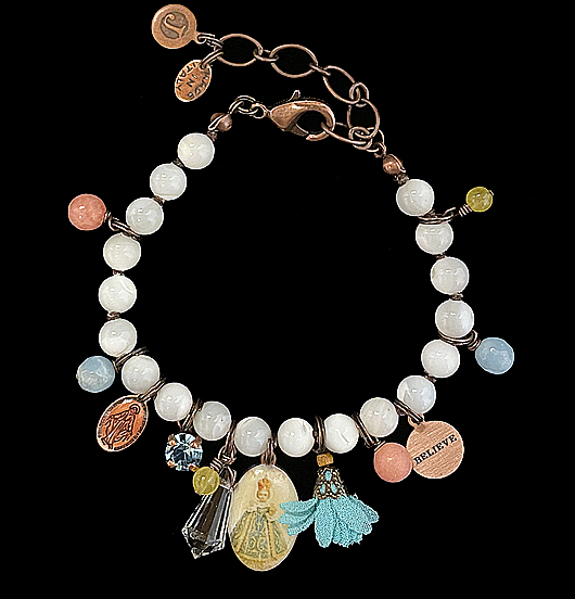 BRACCIALE IN MADREPERLA BIANCA
