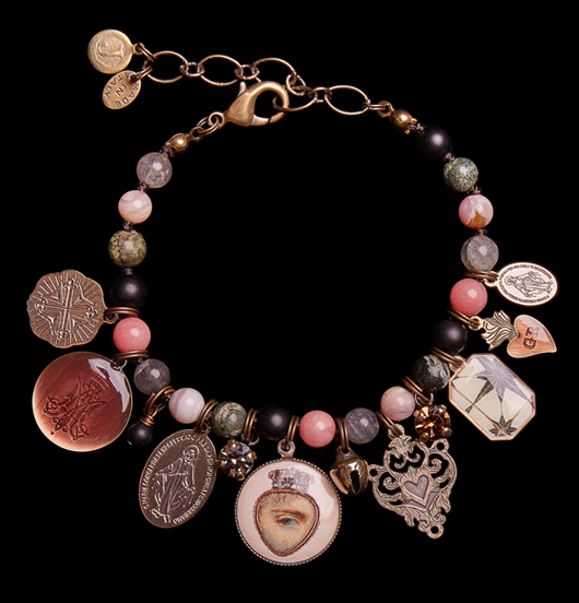 BRACCIALE PIETRE MULTICOLOR Femmineo Sacro