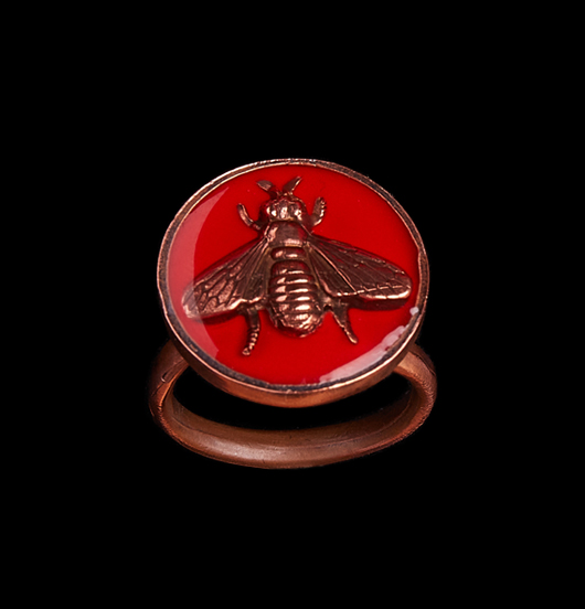 ANELLO APE ROSSA Madre cristiana Padre pagano