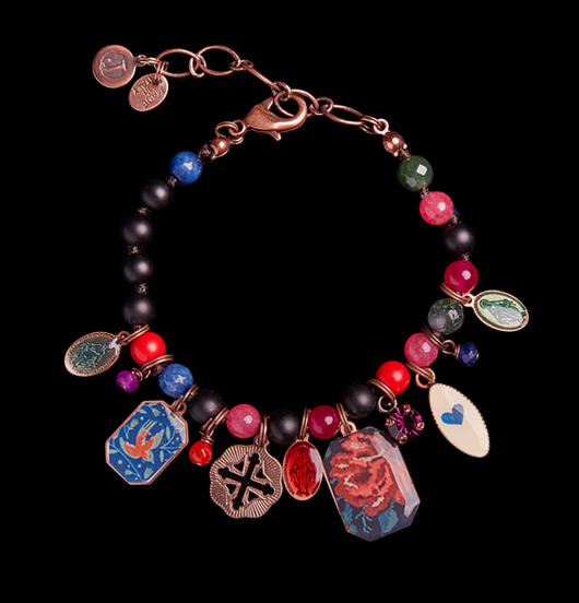 BRACCIALE PIETRE MULTICOLOR Eastern Europe